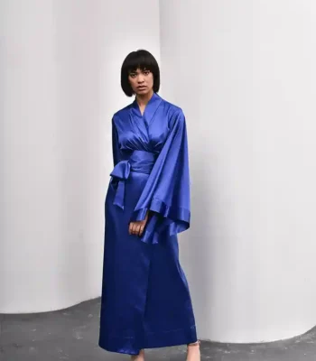 Blue Kimono Robe