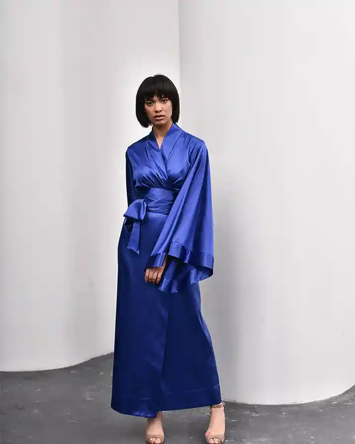 Blue Kimono Robe Blue Kimono Robe