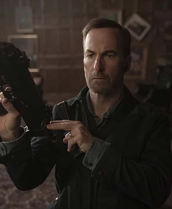 Bob Odenkirk Nobody 2021 Black Cotton Jacket