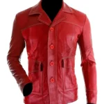 Brad Pitt Fight Club Costume Tyler Durden Maroon Jacket