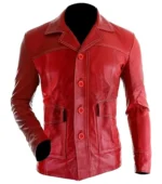 Brad Pitt Fight Club Costume Tyler Durden Maroon Jacket