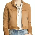 Brenda Feel Good Brown Denim Jacket