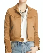 Brenda Feel Good Brown Denim Jacket