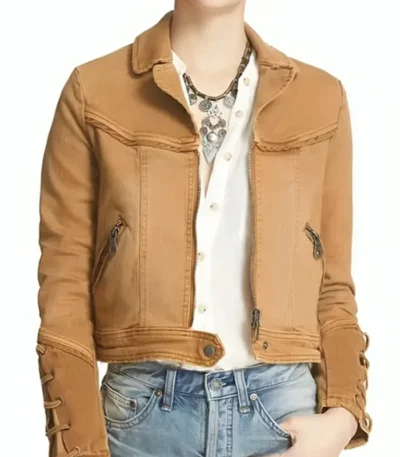 Brenda Feel Good Brown Denim Jacket