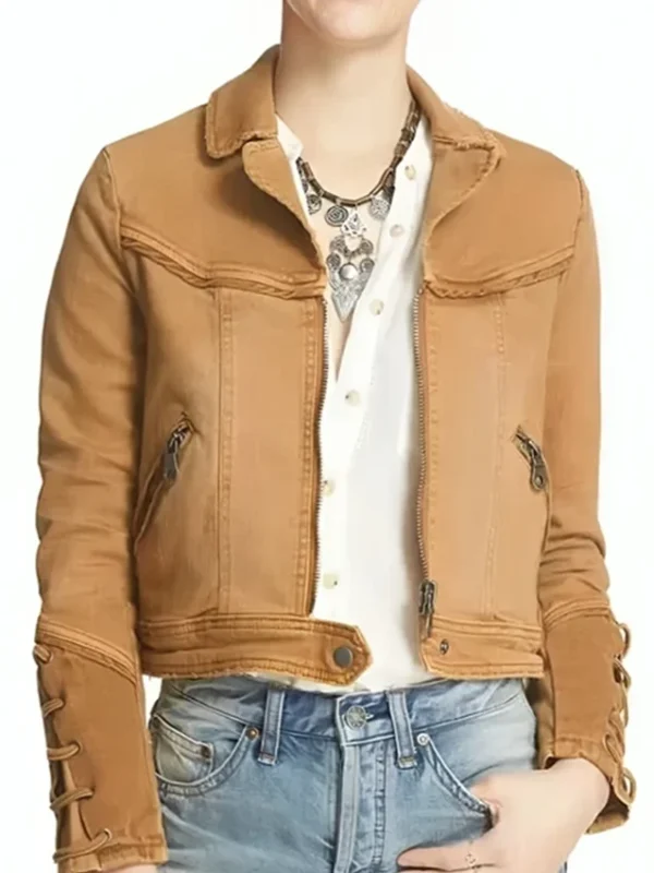 Brenda Feel Good Brown Denim Jacket