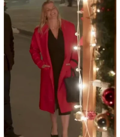 A Magical Christmas Village Alison Sweeney Red Coat