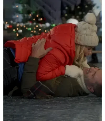 A Magical Christmas Village Alison Sweeney Red Jacket
