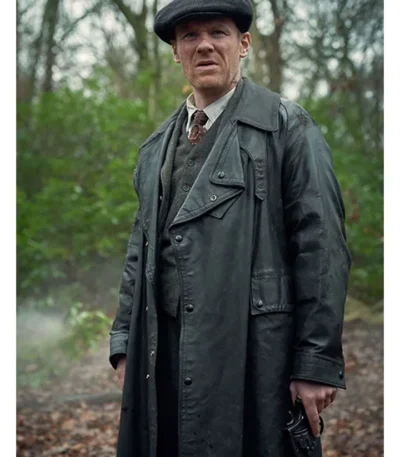 Brian Gleeson Peaky Blinders Leather Trench Coat