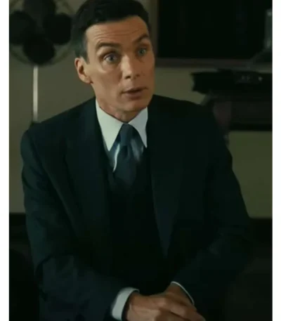 Cillian Murphy Oppenheimer Black Suit