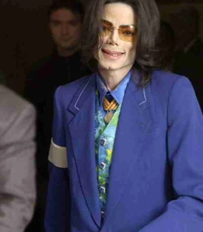 Courtside Michael Jackson Blue Blazer