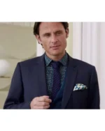 Emily in Paris Mathieu Cadault Suiting Blue Blazer