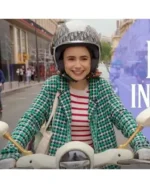 Emily in Paris S02 Lily Collins Green Plaid Blazer