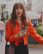 Emily in Paris S03 Emily Cooper Orange Jacket