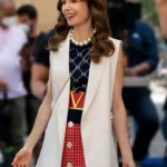 Emily in Paris White Vest