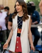 Emily in Paris White Vest
