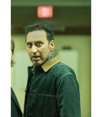 Evil S02 Ben Shakir Blue Suede Jacket