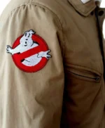 Ghostbusters Brown Cotton Jacket With Logo