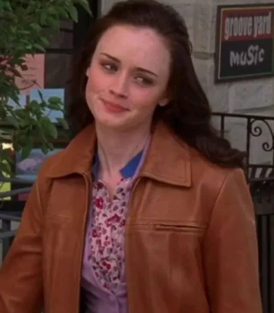 Gilmore Girls Rory Gilmore Brown Leather Jacket