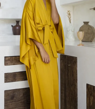 Gold Kimono Robe