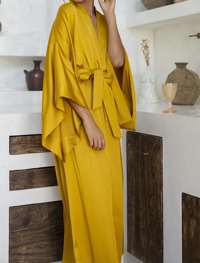 Gold Kimono Robe Gold Kimono Robe