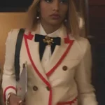 Gossip Girl S02 Savannah Lee Smith Red Piping White Blazer