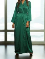 Green Kimono Robe