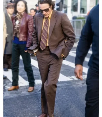 Joker Folie a Deux 2024 Arthur Fleck Brown Suit