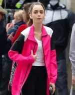 Lily Collins Emily in Paris S02 Pink Jacket