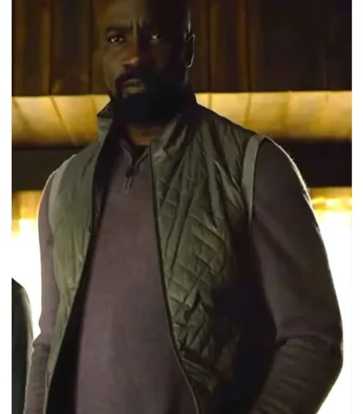 Mike Colter Evil Season 3 Green Vest
