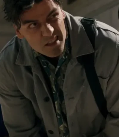 Moon Knight Oscar Isaac Grey Cotton Jacket
