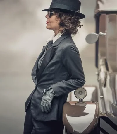 Peaky Blinders Aunt Polly S06 Grey Suit