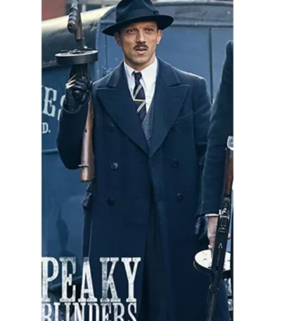 Peaky Blinders Mateo Black Long Trench Coat