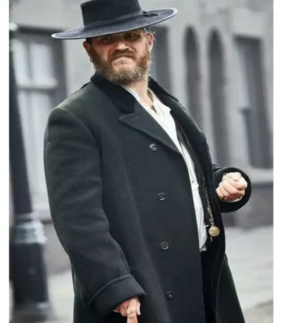 Peaky Blinders Tom Hardy Black Long Trench Coat