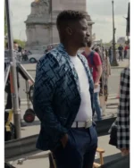 Samuel Arnold Emily in Paris Blue Lined Blazer