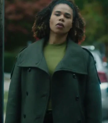 Sheryll Barnes FBI Most Wanted Green Coat