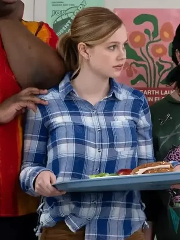 Cady Heron 2024 Movie Mean Girls Blue Shirt