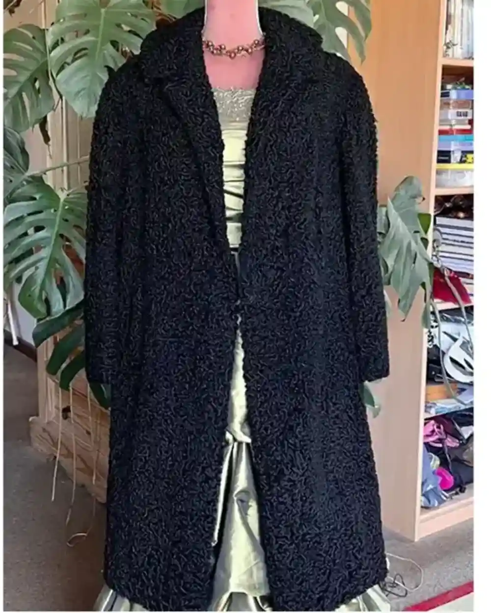Calvin Persian Lamb Fur Black Coat Calvin Persian Lamb Fur Black Coat