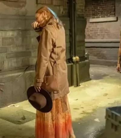 Carly Farmer Quantum Leap S01 Brown Trench Coat