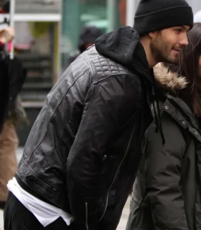Casey Deidrick Eye Candy Black Leather Jacket