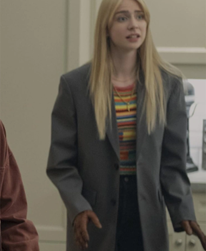 Cate Dunlap Gen V 2023 Grey Blazer Cate Dunlap Gen V 2023 Grey Blazer