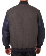 Charcoal/Navy Washington Nationals Varsity Jacket