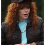 Charlie Cale Poker Face S02 Brown Leather Jacket