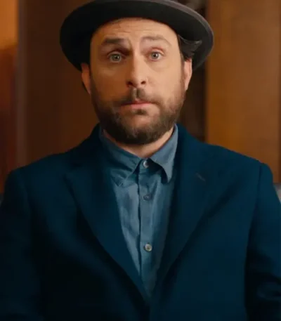 Charlie Day Fool’s Paradise 2023 Blue Blazer