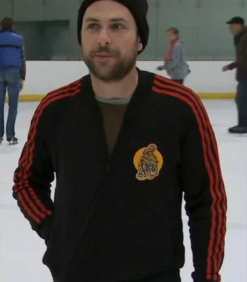 Charlie Kelly It’s Always Sunny in Philadelphia Black Varsity Jacket