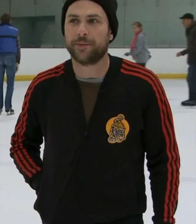 Charlie Kelly It’s Always Sunny in Philadelphia Black Varsity Jacket