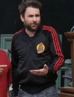 Charlie Kelly It’s Always Sunny in Philadelphia Black Varsity Jacket