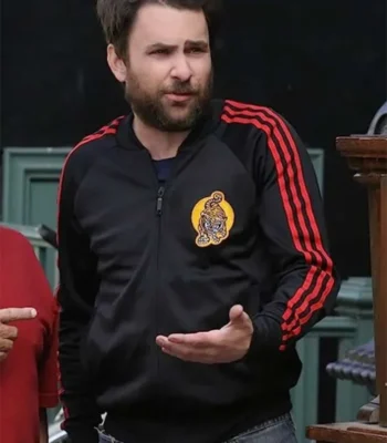 Charlie Kelly It’s Always Sunny in Philadelphia Black Varsity Jacket