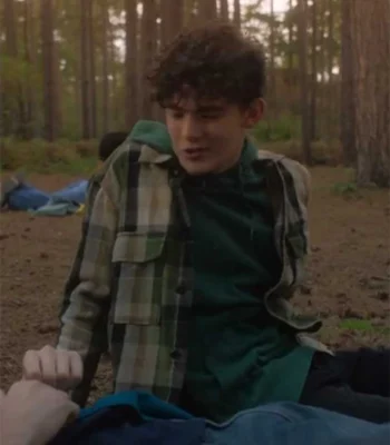Charlie Spring Heartstopper S02 Plaid Jacket