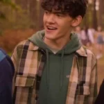 Charlie Spring Heartstopper S02 Plaid Jacket