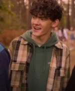 Charlie Spring Heartstopper S02 Plaid Jacket
